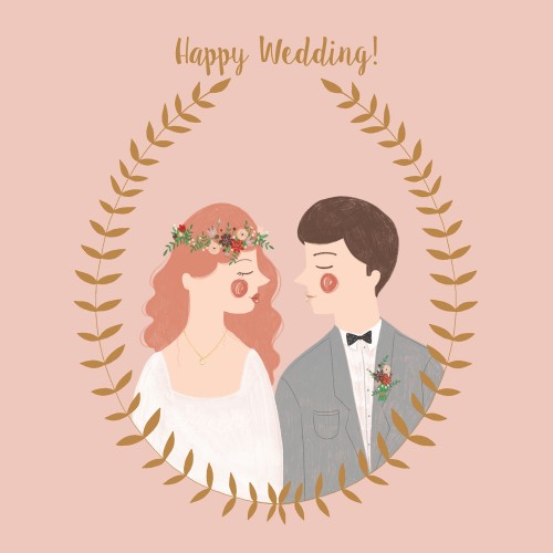 Happy Wedding kartka na 